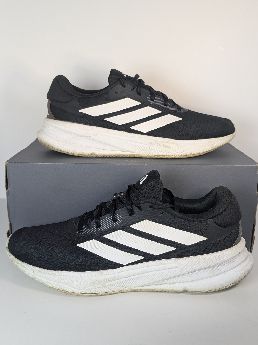 Adidas Supernova Ease Black White Men's Running Shoes Size 9